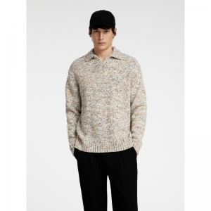 SLHCOLE LS KNIT RELAXED MULTI 211150001 Tofu/