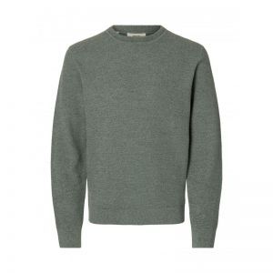 SLHROSS LS KNIT STRUCTURE CREW 180092011 Balsa