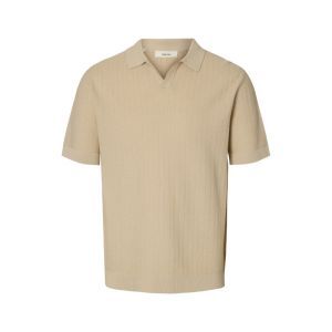 SLHMATTIS SS LINEN BLEND STRUC 184679 Oatmeal
