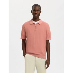 SLMCRAN SS KNIT STRUCTURE ZIP 227365 Rose Daw