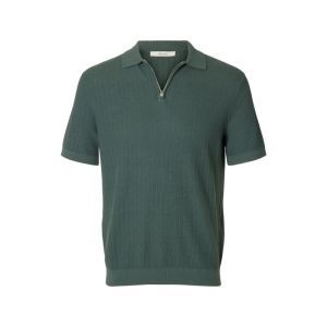 SLMCRAN SS KNIT STRUCTURE ZIP 180092 Balsam G