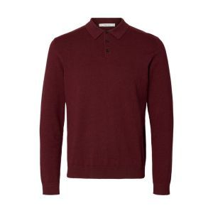 SLMBERG LS KNIT POLO NOOS 198345001 Tawny