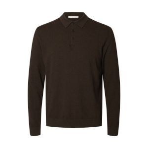 SLMBERG LS KNIT POLO NOOS 180751001 Delic