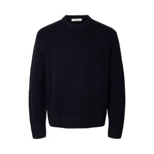SLMALEX LS KNIT RLX CREW NECK 178814 Navy Bla